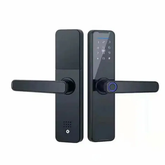 Serratura di sicurezza intelligente con impronta digitale, combinazione e chiavi