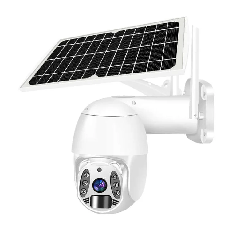 Telecamera di sicurezza WIFI per esterno con pannello solare 3MP CMOS