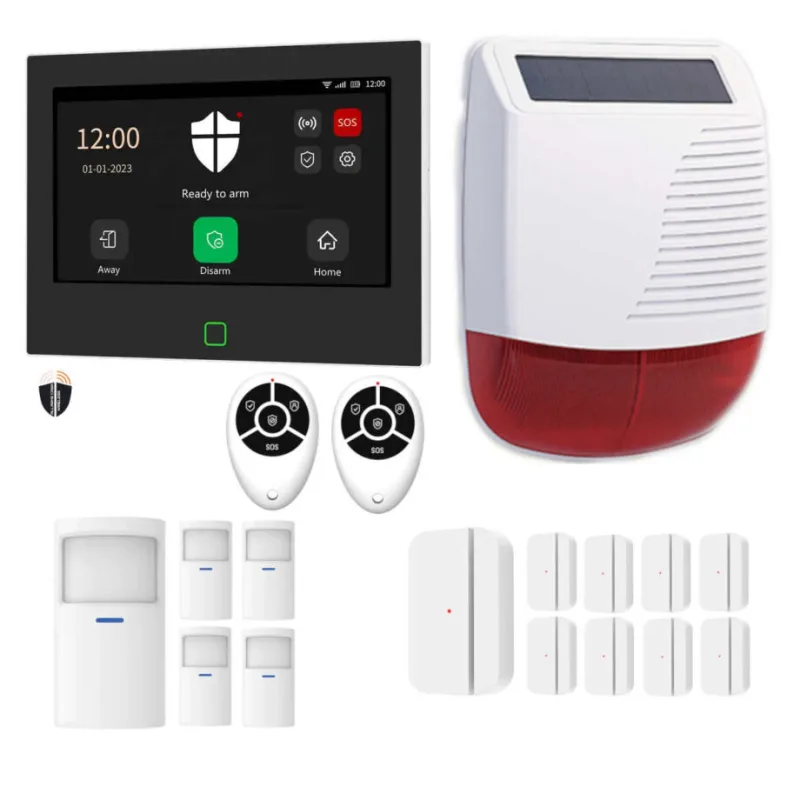 Kit Antifurto Casa Senza Fili HT18: Protezione Villa WiFi + 4G