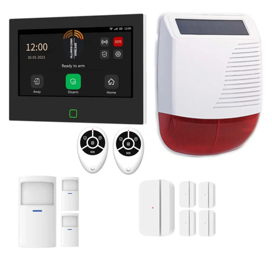 Antifurto senza fili allarme casa wireless: Standard Trilocale HT711