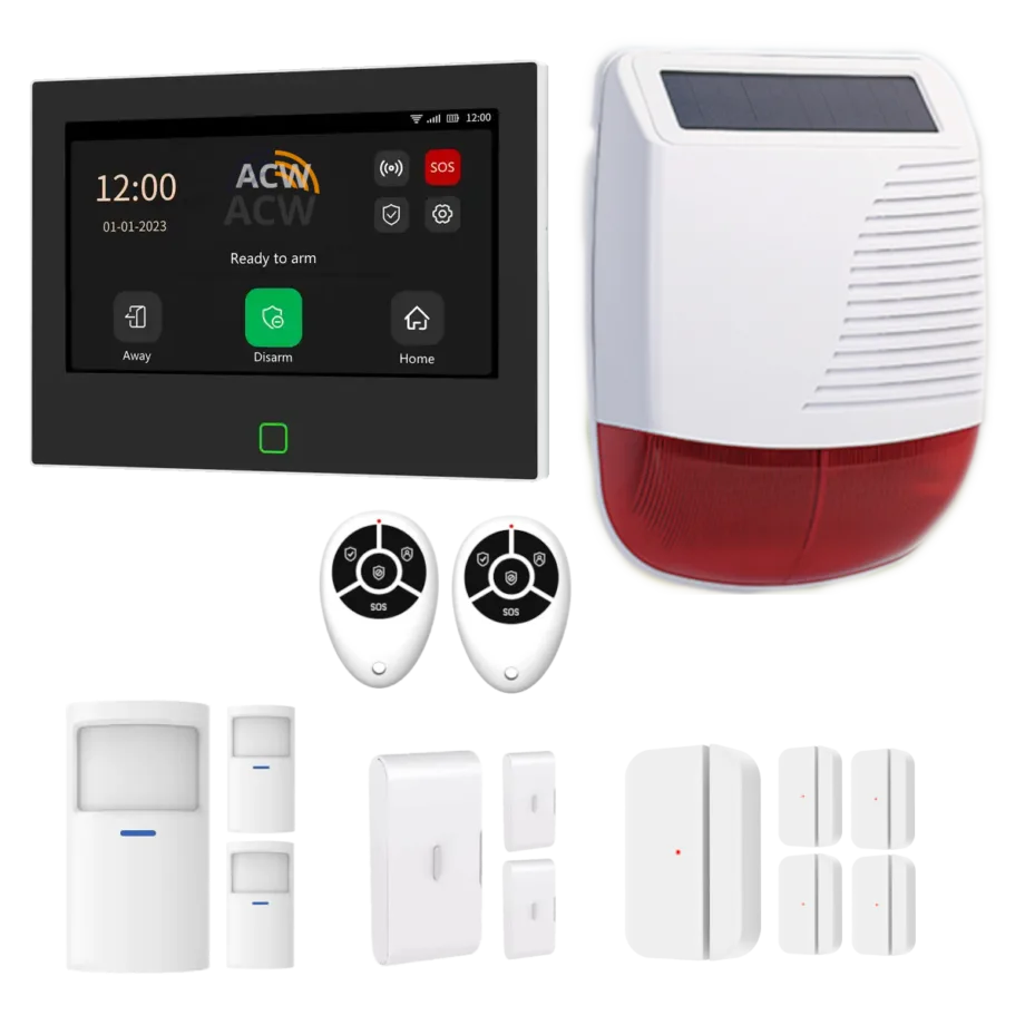 Antifurto Casa Wireless: Anti-vibra Trilocale HT714