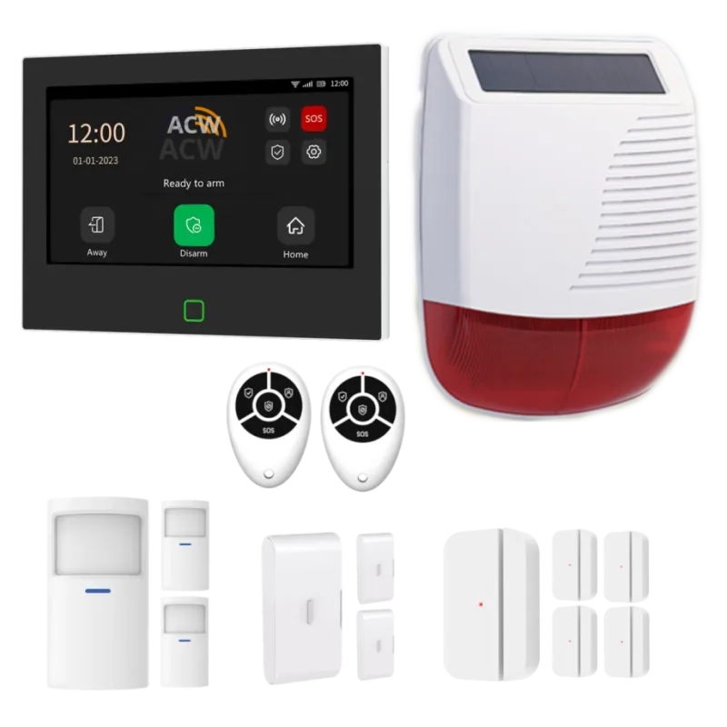 Antifurto Casa Wireless: Anti-vibra Trilocale HT714