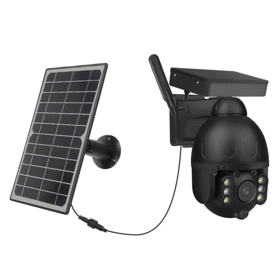 Telecamera IP WiFi HD per esterni solare Telecamera di sicurezza ad energia solare