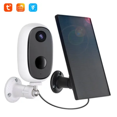 Security camera wifi a batteria per esterno con pannello solare fotovoltaico