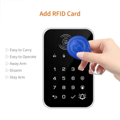 Tastiera Wireless con Lettore RFID per Allarme | Keypad 433MHz
