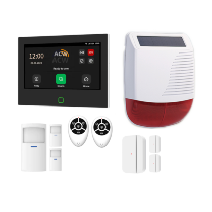 Antifurto casa HT714 con sensori vibrazione per protezione preventiva trilocale